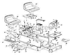 Yard Machines 13A6672G129 - Yard Machines Lawn Tractor (2001) (Home Depot)