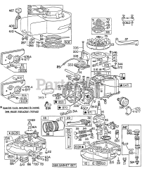 Briggs & Stratton 111992-0112-XX - Briggs & Stratton Vertical Engine Cyl,Sumps, Piston, Mufflers