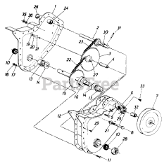 MTD 27191 (210-031-105) - MTD Tiller (1990) (American Hardware)