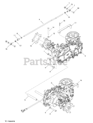 Husqvarna RZ 3019 (966042901) - Husqvarna 30" Zero-Turn Mower (2009-04) Hydraulic Pump / Motor