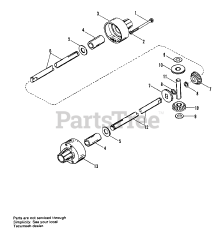 Simplicity 3110 E (1691537) - Simplicity Rear-Engine Riding Mower Peerless Differential Model 100