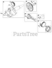 Briggs & Stratton 61E377-0027-J1 - Briggs & Stratton Horizontal Engine Crankshaft Group
