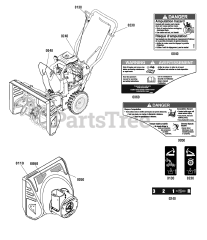 Craftsman 950.521220 (1696097) - Craftsman 24" Snow Thrower, 8TP (2011)