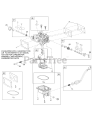 Toro 74874 (X 4850) - Toro 48" Titan Zero-Turn Mower (SN: 400000000 - 409239999) Carburetor Assembly