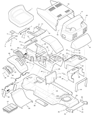 Murray 42829A - Murray 42" Lawn Tractor (1996)