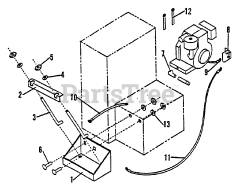 Echo SH-8000 E - Echo Shredder (SN: E081543 - E999999) (1992 - 1993) Battery Box