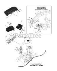 Scag GC-CS (06350) - Scag Clam Shell Grass Catcher (SN: R4000001 - R4099999)