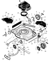 Briggs & Stratton 226111x92B - Briggs & Stratton 22" Walk-Behind Mower (2005)