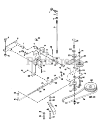 Gravely 988041 - Gravely Pro Walk-Behind Mower Power Unit, 16hp Briggs & Stratton (SN: 000101 & Above) TRACTION CLUTCH LINKAGE