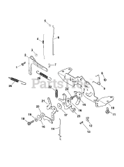 Cub Cadet GT 1054 (14AK94AK056) - Cub Cadet 54" Garden Tractor (2013) Kohler SV740-3002 Engine Controls
