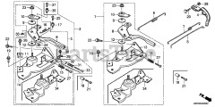 Honda GX120 UT3X QXUZ (GCCJT) - Honda Engine, Made in Thailand (SN: GCCJT-1398594 - GCCJT-9999999) CONTROL (1)