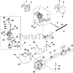 Kohler CV14-14106 - Kohler Command PRO Engine, Basic Version, 14hp Fuel System 8-27-135