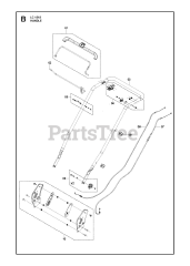 Husqvarna LC 151 S - Husqvarna Walk-Behind Mower (Original) HANDLE