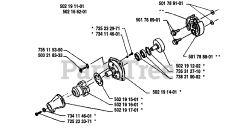 Husqvarna 22 LD - Husqvarna String Trimmer (1989-10) Clutch Assembly