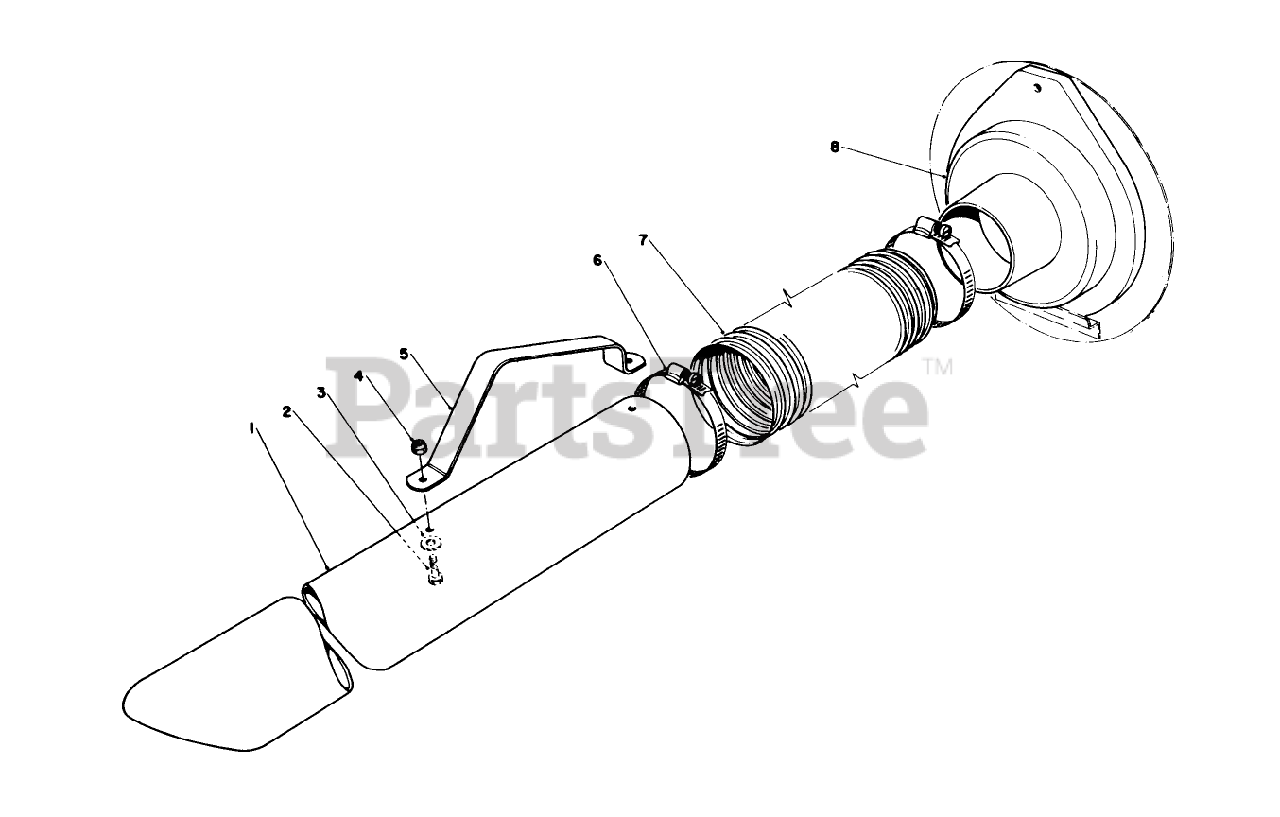 Toro 62912 Toro Lawn Vacuum, 5hp (SN 007000001 007999999) (1977