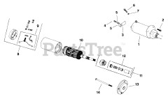 Kohler K582-36344 - Kohler K-Series Engine, Made for Ingram Mfg., 23hp, 17.16kW Electric Start 11-9-32 REV. 8/28/2006