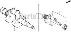 Honda FR500 A (FR500) - Honda Tiller, Made in Japan (SN: FR500-1000001 - FR500-9999999) CRANKSHAFT