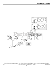 Briggs & Stratton 123432-0035-E1 - Briggs & Stratton Horizontal Engine