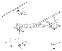 Toro 87-45CR01 - Toro 45" Cultivator Attachment (1978) 2 Section Cultivator-34 In. (86 Cm) Vehicle Identification Number 87-34cm01