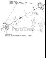 Ariens 921025 - Ariens 28" Power Brush, Subaru (SN: 056000 - 056999)