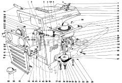 Toro 55150 (940) - Toro Lawn Tractor, Electric (SN: 009000001 - 009999999) (1969)