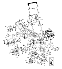 MTD 115-518C302 - MTD Walk-Behind Mower (1995) (Builder's Square)