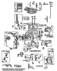 Briggs & Stratton 82432-4070-01 - Briggs & Stratton Horizontal Engine Cylinder,Mufflers,Piston