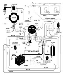 Murray 46104x14A - Murray 46" Garden Tractor (2000) Electrical System