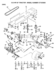 Electrolux/AYP CT 12538 B - Electrolux/AYP Lawn Tractor (1993)