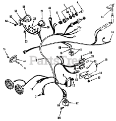 Toro 73420 (416-8) - Toro Garden Tractor (SN: 059000715 - 059999999) (1995) Electrical System 2