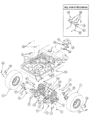 Cub Cadet RZT-50 (17BA5A7P712) - Cub Cadet 50" RZT Zero-Turn Mower, Briggs & Stratton Intek