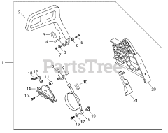 Echo CS-8002 - Echo Chainsaw (Original Version) Chain Brake Asy