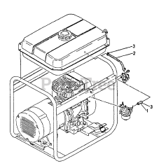 Echo EG-2300 - Echo Generator (SN: 01001 - 03371) Fuel Pipe