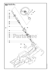 Husqvarna PR 17 AWD (966772701) - Husqvarna Swedish Riding Mower (2012-02) STEERING 2