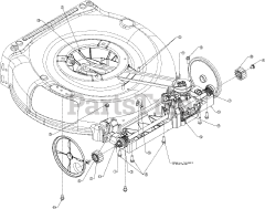 Brute 12A-B2A3778 - Brute Walk-Behind Mower (2016) Transmission Drive Assembly