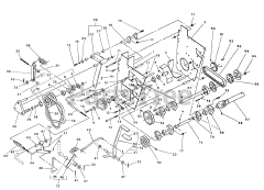 Exmark EXS-20KO - Exmark Explorer Zero-Turn Mower, 20hp Kohler (SN: 070000 - 079999) (1992) Blower, Primary &amp; Secondary Transfer Group
