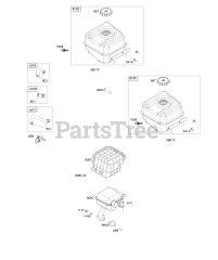 Briggs & Stratton 13D137-0008-F1 - Briggs & Stratton Horizontal Engine