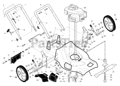 Electrolux/AYP P 53-190 DWA (961410179-04) - Electrolux/AYP Walk-Behind Mower (2010-07)