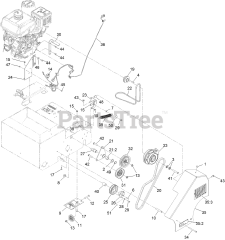 Toro 33512 - Toro 20" Turf Seeder (SN: 400000000 - 409199999) Belt Drive Assembly