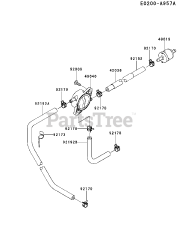 Kawasaki FS481V-DS55 - Kawasaki Engine FUEL-TANK/FUEL-VALVE