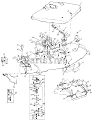 MTD 196-962-000 - MTD Mower Deck Assembly Only (1986)