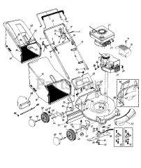 MTD 114-423D352 - MTD Walk-Behind Mower (1994) (Walmart)