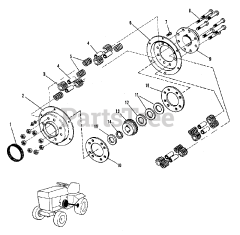 AGCO 310 (1600044) - AGCO Lawn Tractor, 10hp