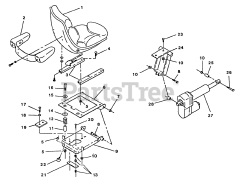 Exmark FMD52 - Exmark 52" Turf Ranger Front Mount Mower (SN: 070000 - 079999) (1992)