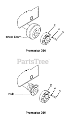 Gravely 790013 - Gravely Chain Spacer Kit for PM360
