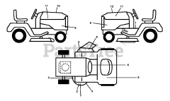 Brands TS 348 XD (960430320-00) - Husqvarna 48" Garden Tractor (2019-08)