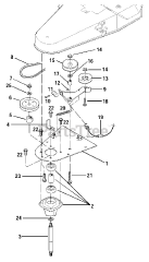 Troy-Bilt 52029 - Troy-Bilt Walk-Behind Trimmer Spindle Plate Assembly