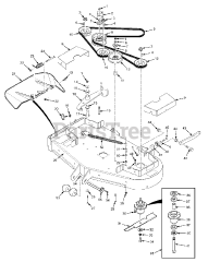 Scag SWZT48-15FS - Scag 48" Walk-Behind Mower, 15hp Kawasaki (SN: J7300001 - J7399999)