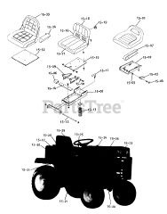 Toro 1-0651 (D-160) - Toro Lawn Tractor (1975)