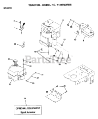 Electrolux/AYP Y 145H92RB B - Electrolux/AYP Lawn Tractor